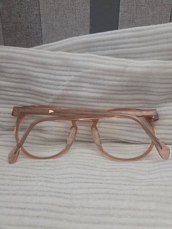 Vintage Hudson Glasses Frames Z-87 52 – 20 145 Plastic Copper Amber Peach main image 6